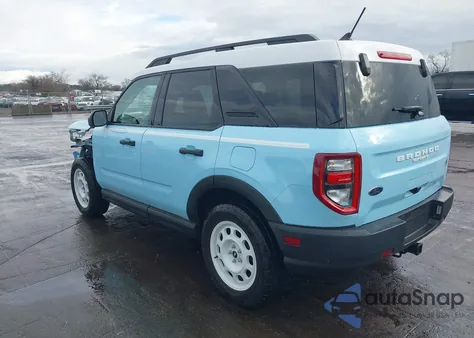 2023 Ford Bronco Sport Heritage из США, поврежденный, VIN 3FMCR9G68PRD89395